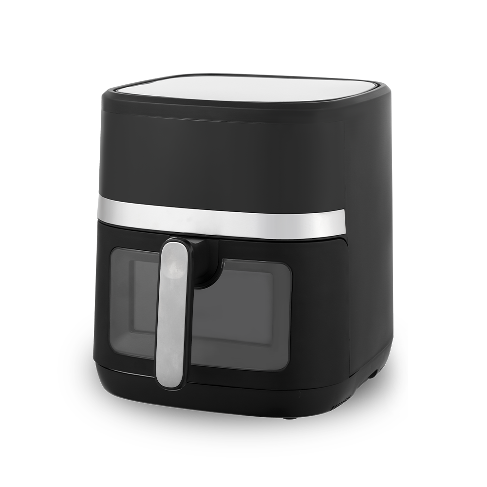 Kiiltävä valkoinen Touch Control Air Fryer